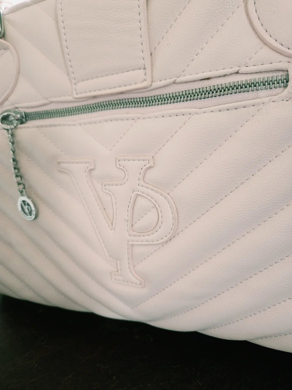 Vanderpump Quilted Pet Carrier Blush In Color